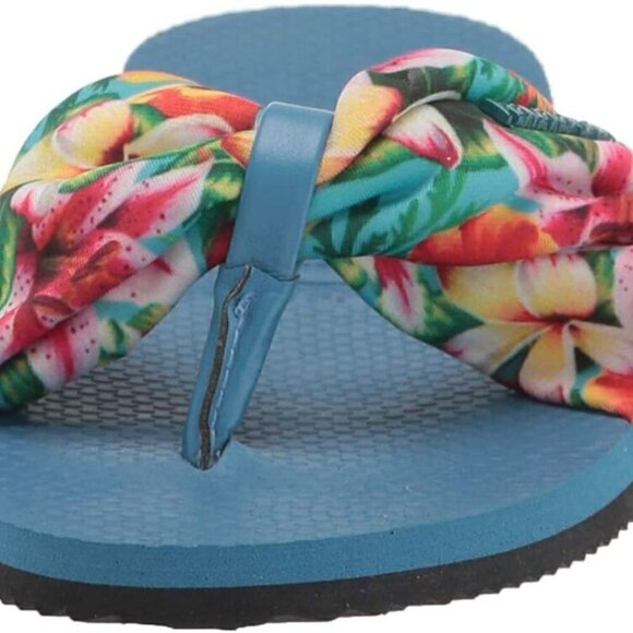 NEW WOMENS HAVAIANAS ST. TROPEZ STEEL BLUE FLIP FLOPS size 11/12 - Picture 9 of 11